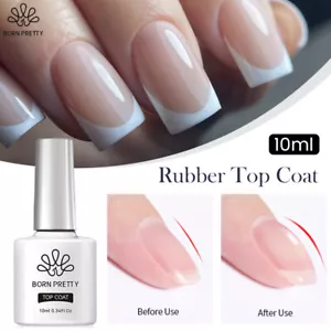 BORN PRETTY 10 ml Goma Top Coat Transparente Función Transparente Gel Esmalte de Uñas - Imagen 1 de 29