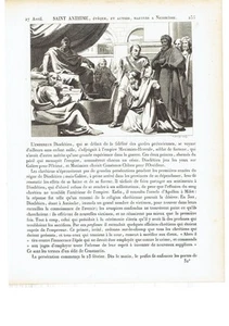 1825 Sant'Antimo Vescovo di Nicomedia "Saint Anthime" Eveque de Nicomedie - Foto 1 di 1
