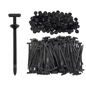 150 Stck. Nylon Universal Kabelbinder Schnalle für Auto, KFZ Reißverschluss Clips, Kunststoff - Bild 1 von 11
