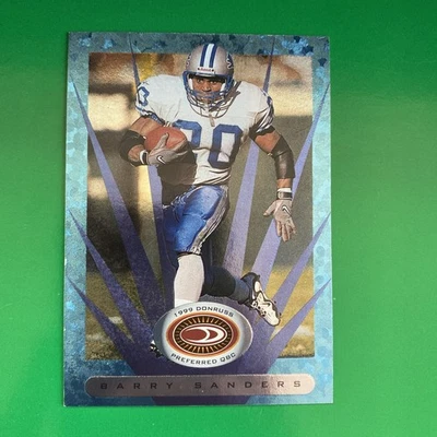 Barry Sanders 1999 Donruss Preferred QBC Platinum Card #118 - Image 1 of 2