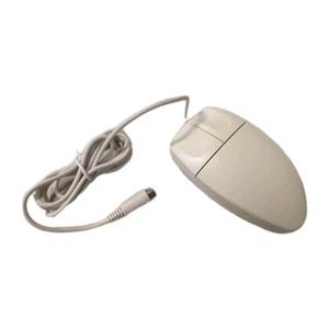 VINTAGE CHIC TECHNOLOGY MECHANICAL 2 BUTTON PS2 ERGO MOUSE IOWCM-PS2C DS-BIN2 - Picture 1 of 3