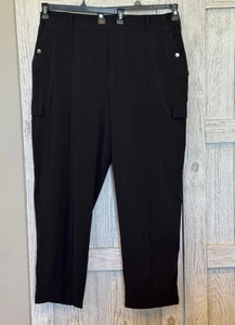 Pantaloni cargo Athleta Vienna donna taglia 20 neri leggeri pull on - Foto 1 di 6