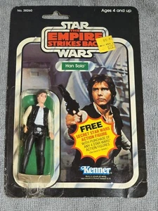 Vintage Kenner Star Wars ESB * HAN SOLO MOC FIGUR * RARE 21 CARD BACK * 21A - Bild 1 von 10