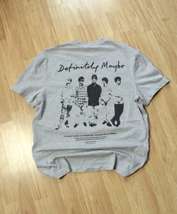 Vintage Oasis Definitely Maybe Box Logo Tour Band T Shirt Mens Size M Rock - Picture 1 of 14