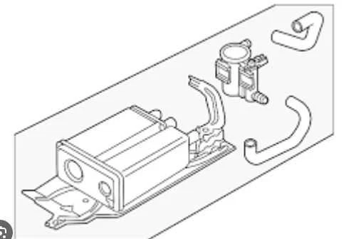 Bote de carbón de vapor de combustible Ford Edge 2013 7T4Z9D653B Foto 1 de 4