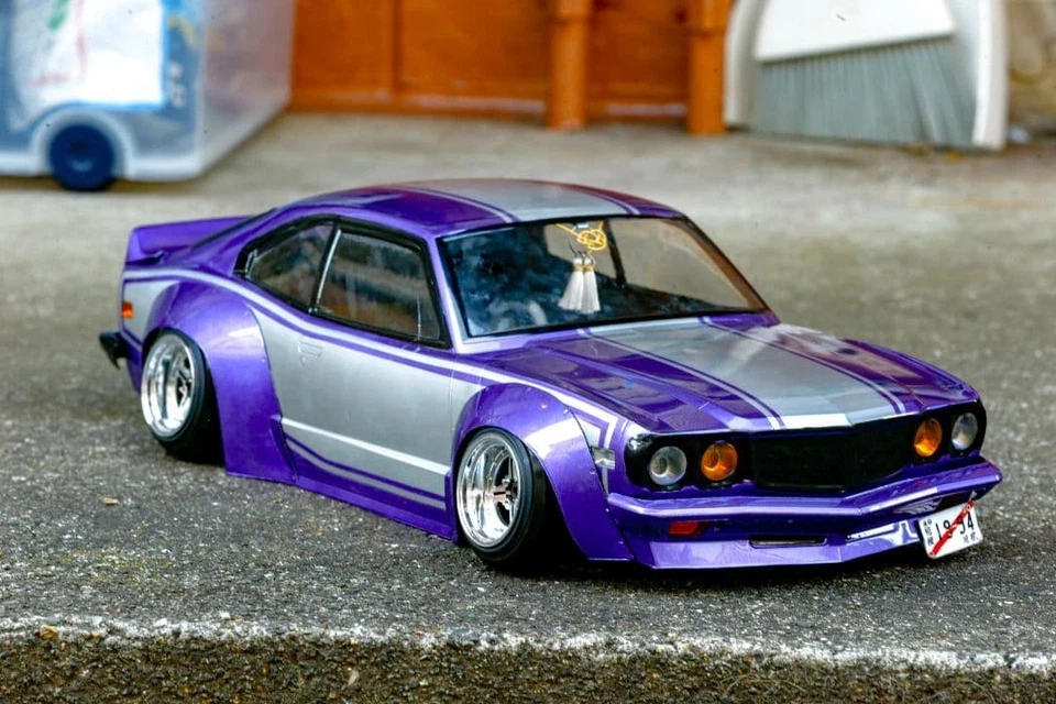 ABC Hobby 1/10 RC Car Body Mazda Savanna Coupe GT RX-3 Savannah Works Spec - Image 1 of 4