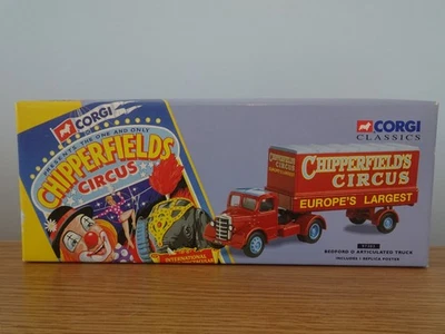 КЛАССИЧЕСКИЙ ЦИРКОВОЙ ГРУЗОВИК CORGI CHIPPERFIELDS BEDFORD СЕРИИ O МОДЕЛЬ 97303 1:50 - Изображение 1 из 2