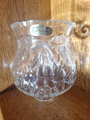 JULIA CRYSTAL HURRICANE GLOBE REPLACEMENT, Cut Lead Crystal, 6 1/4", POLAND - Image 1 of 4