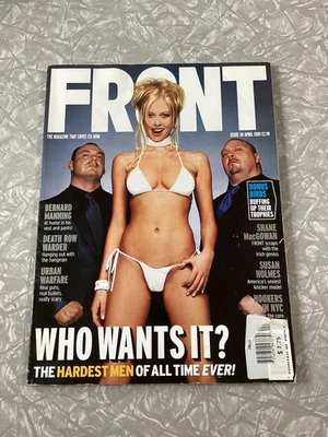 April 2001, FRONT, Ali Clements, Susan Holmes, Shane MacGowan, Ursula Andress. - Image 1 of 3