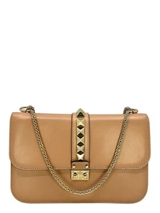 VALENTINO Leder Rockstud Glam Lock Flap Bag - Bild 1 von 11