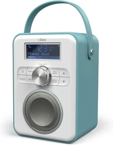 i-Box Tune DAB/DAB+/FM Portable Radio Bluetooth Mains/Battery Powered 10 Hrs - Picture 1 of 9