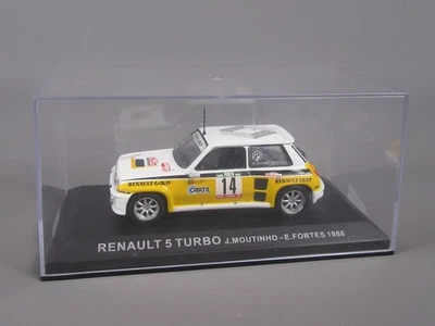 D791 IXO Renault 5 Turbo #14 Rally Portugal 1986 Moutinho Forte 1:43 + Scatola - Immagine 1 di 4