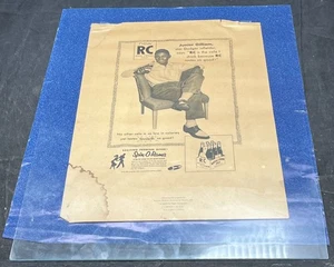 Vintage RC Cola Advertisement Poster Dodgers Infielder Junior Gilliam @61 - Picture 1 of 12