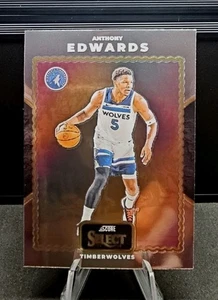 Anthony Edwards 2024 Panini Select Score Throwback #15 Timberwolves - Picture 1 of 2
