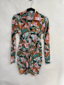 Bar 3 Multicolor Long Sleeve Dress Size XS - Picture 1 of 6