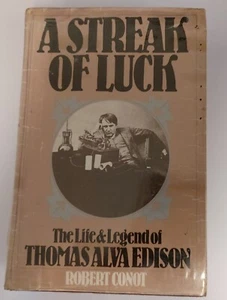 A Streak of Luck - Biografía de Thomas Alva Edison - 1979 1er ex-lib - Robert Conot - Imagen 1 de 10