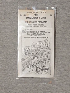 Roundhouse HO Confezione Modulo Veranda, Passeggiata e Scala n.1861 ~ TS - Foto 1 di 2
