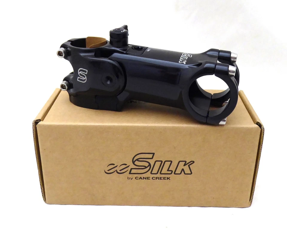 Cane Creek eeSilk Stem - 100mm, 31.8mm, -6, 1 1/8", Alloy, Black - Image 1 of 1