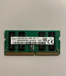 SK Hynix 16GB RAM DDR4 2Rx8 PC4-2400T SO-DIMM Laptop - Foto 1 di 2