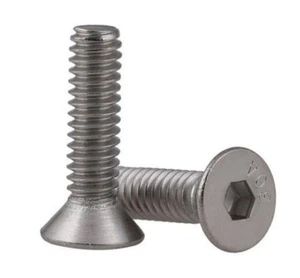 M5*8-150 Lengthen Hex Socket Countersunk Flat head Screws 304 SS M5 Bolts - Picture 1 of 5