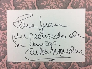 Carlos Monden - MEXICAN CINEMA - El corrido de Lupe Reyes - Autographed 1977 - Picture 1 of 2
