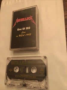 Metallica One Of 282 Live In USA 1993 Cassette Rare Hard To Find - Picture 1 of 3