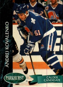 1992-93 Parkhurst Hockey #150 Andrei Kovalenko RC