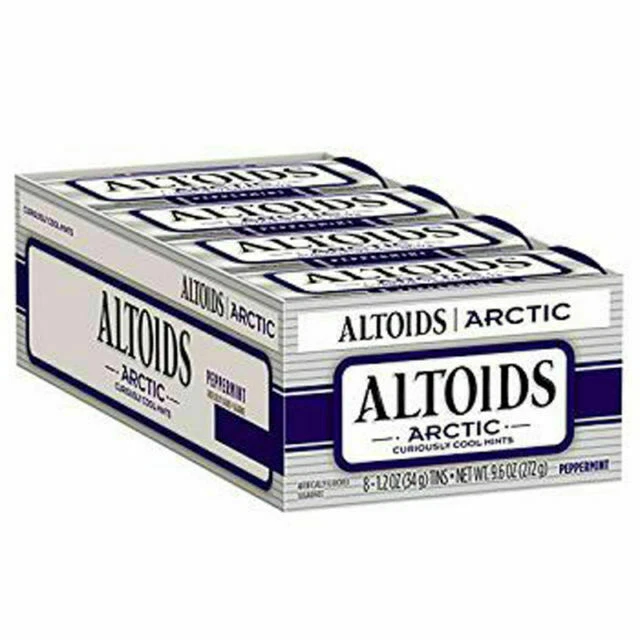 Altoids Arctic Peppermint Mints - Pack of 8
