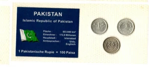 Pakistan 25 Paisa 1996 2 Paisa 1968 1 Paisa 1976 - Picture 1 of 2