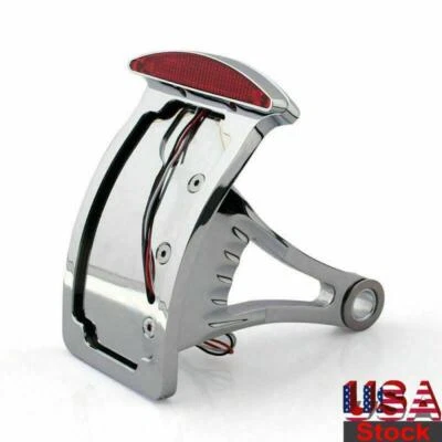 Luz de freno trasera LED de montaje lateral de 12 V para Honda Yamaha Kawasaki ⏳, Foto 1 de 4