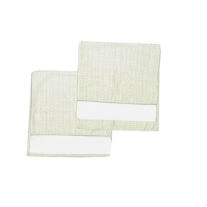 Vintage 90er King Kissenbezüge Martha Stewart Kissenbezüge beige hellbraun weiß Streifen im Ruhestand - Bild 1 von 9