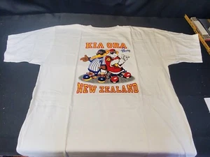 NEW KIA ORA from New Zealand Size XL White T-Shirt - Picture 1 of 5