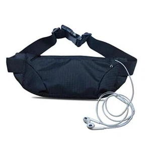 Waterproof Running Belt Bag Waist Pack,Sport Fanny Pack 1-big waist bag black - Picture 1 of 8