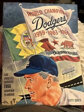 1966 1967 LA Dodgers MLB Baseball Official Souvenir Yearbook Lot Koufax Mint