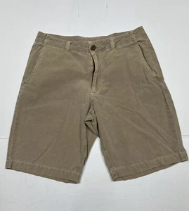 Merona Khaki Chino Shorts Men Size 32 (Measure 30x10) Casual - Picture 1 of 7