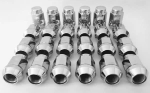 24 FORD GORILLA CHROME 14x2 LUG NUTS FOR 2003-2014 F150 EXPEDITION NAVIGATOR - Picture 1 of 3