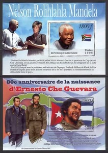 Lollini S26 Nelson MANDELA - Ernesto Che Guevara - 2 Sheets MNH 2008 - Picture 1 of 1
