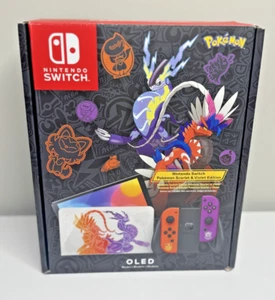 Nintendo Switch OLED Console - Pokemon Scarlet & Violet Edition (Us Version) New - Picture 1 of 3
