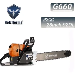 5.4KW 92cc G660 Holzfforma Gas Power Head With 28inch 3/8" 063" 92DL Bar Chain - Picture 1 of 1