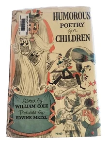 Humorous Poetry For Children Edited William Cole, Illus Ervine Metzl 1955 - Imagen 1 de 12