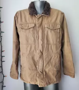 American Eagle Outfitters Military Jacket Sherpa Collar Men's Size L - Picture 1 of 11