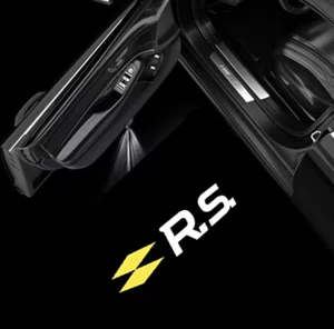 Luces LED inalámbricas para charco de bienvenida Renault RS Clio Megane Captur Kadjar 2 piezas - Imagen 1 de 6