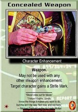 Babylon 5 CCG-deluxe concealed weapon/