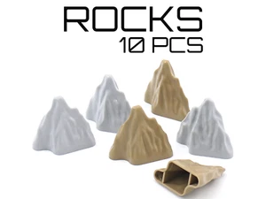 Rock Mountain | Military Army Equipment | Building Blocks Accessory Bricks MOC - Picture 1 of 6