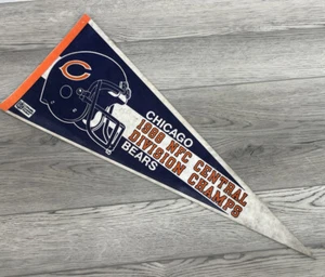NFL Chicago Bears Vintage 1988 NFC Central Division Champs 30” Felt Pennant - Picture 1 of 7