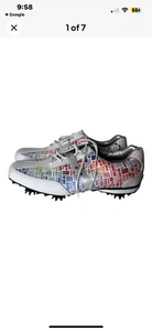 FootJoy Women's 10 LowPro Golf Shoes Rainbow Mosaic Print Colorful Athletic - Picture 1 of 16