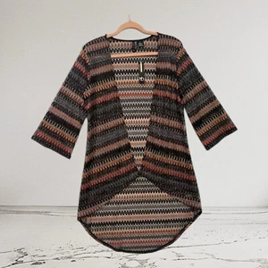 New Directions Cardigan Women’s Small Open Front Lightweight Summer Boho NWT $46 - Picture 1 of 12
