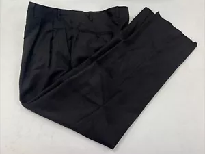 Canali Men's Gray Solid Wool Dress Pants 34X30 $295 - Picture 1 of 9