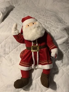 Hallmark POLAR EXPRESS sprechender Weihnachtsmann Plüschpuppe 18" Weihnachten Warner Bros. - Bild 1 von 4