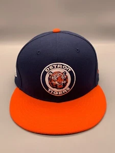 VINTAGE Detroit Tigers Hat Cap Snap Back New Era Heritage Series MLB Baseball - Picture 1 of 14